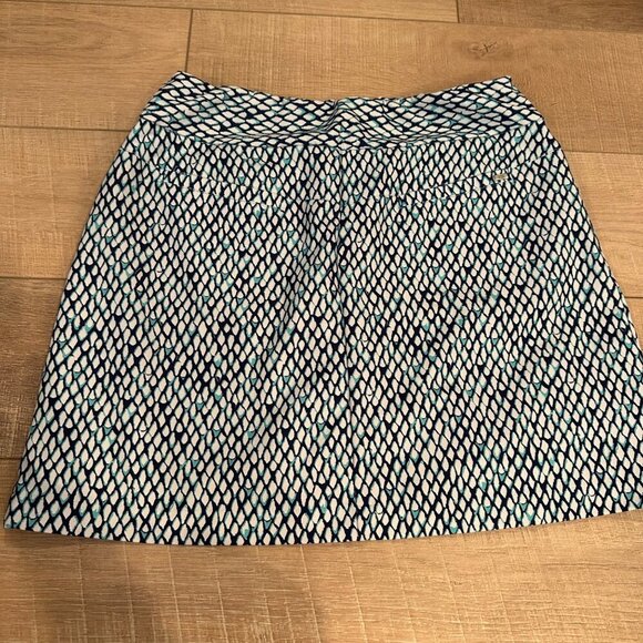 TAIL WOMENS BLUE PRINT TENNIS GOLF SKIRT SKORT SIZE 8 - Picture 7 of 7